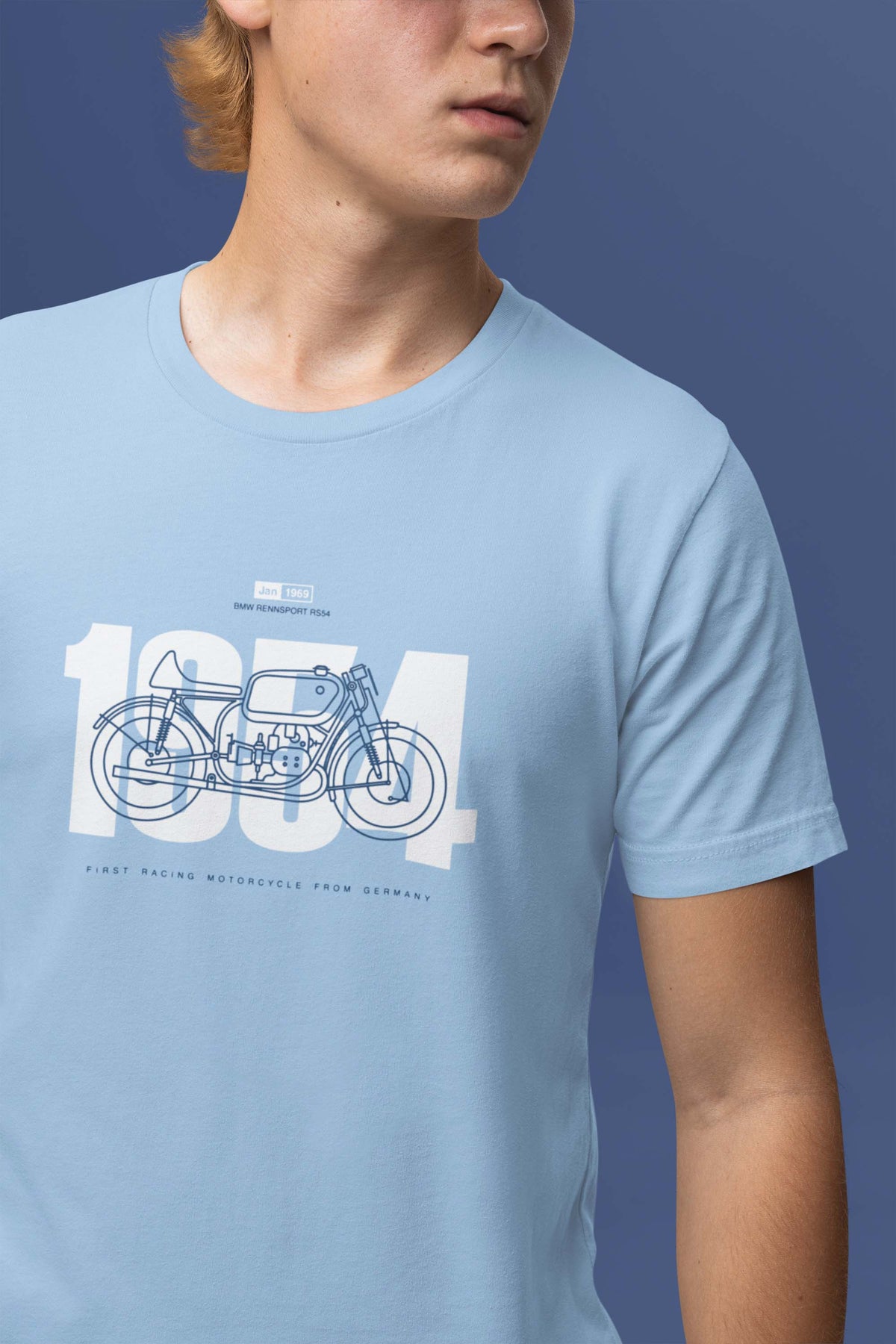 1954 Motorcycle T-shirt – INKLAB Design